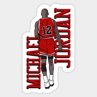 Michael Jordan 12 Sticker